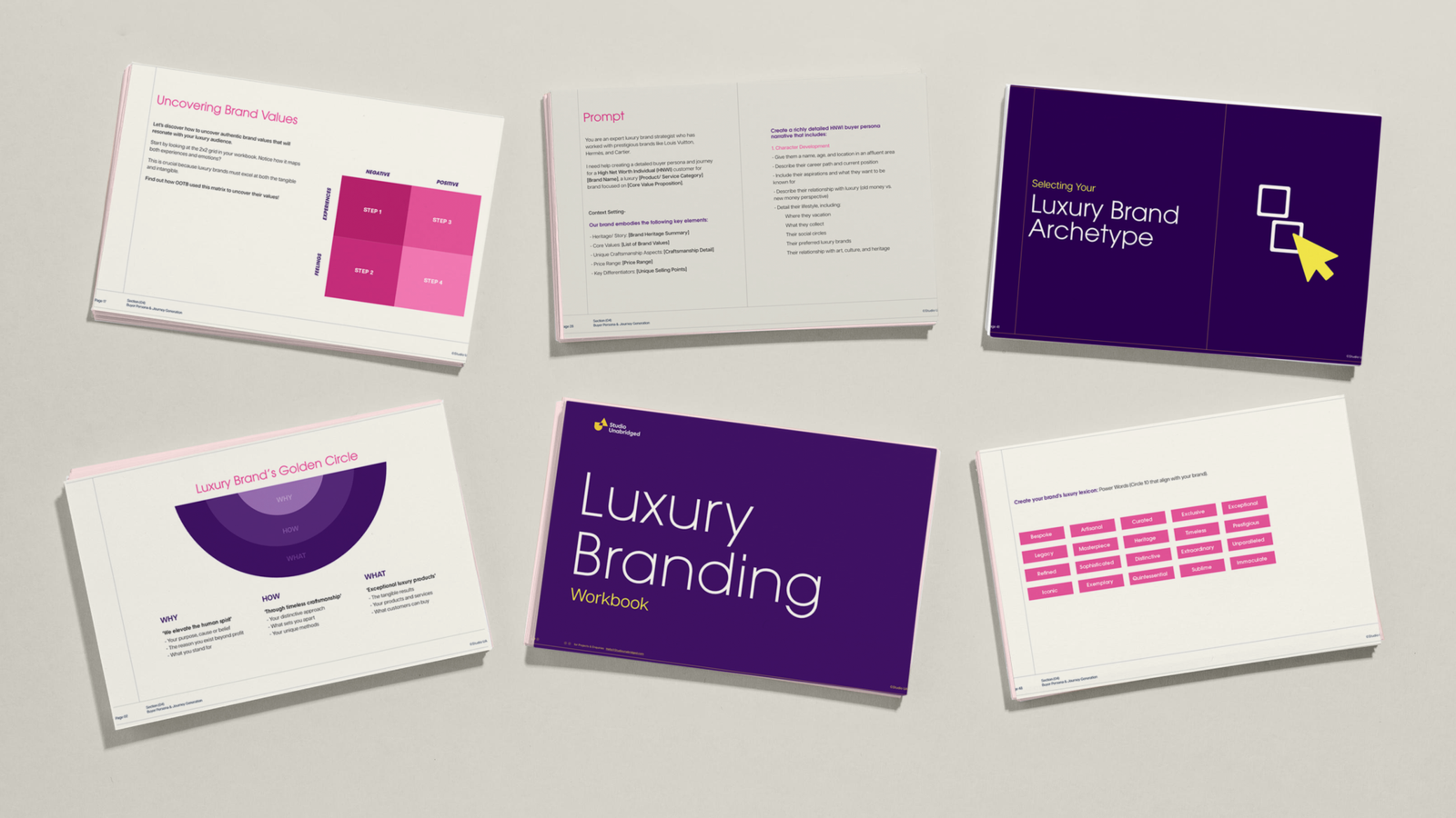 Luxury Branding Workbook Preview